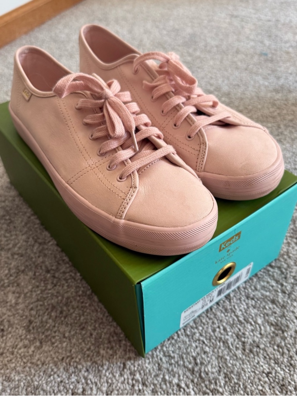 kate spade Blush Pink Low-Top Canvas Sneakers